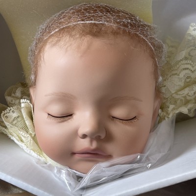 Ashton Drake Royal Baby Prince George of Cambridge  Porcelain Doll Satin Gown