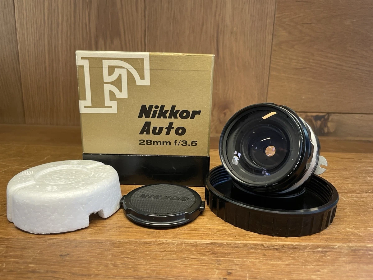 Nikon NIKKOR f/3.5 Camera Lenses 28mm Focal for sale | eBay