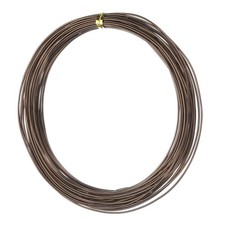18 Gauge 1mm Aluminum Wire 32.8 Ft 10m Bendable Metal Wire, Brown
