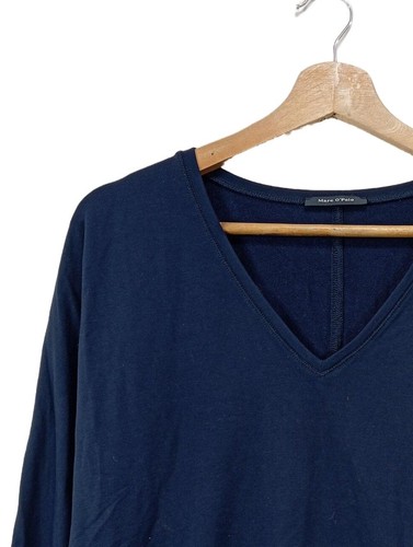 MARC O’POLO Maglia con scollo a V Donna Camicia Taglia IT 38 blu stile casual - Foto 3 di 6