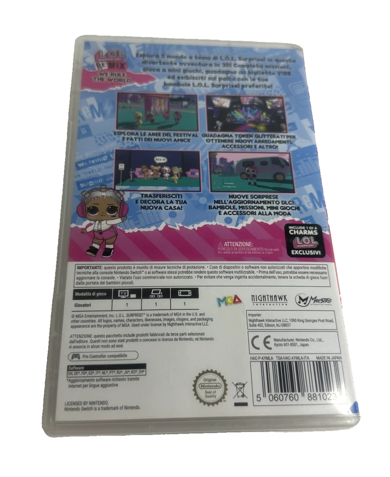 Lol Sorprise Remix We Rule The World Nintendo Switch, foto 2 di 4