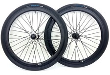 Redline Bmx 20 X 1-38 Alloy Complete Wheelset W Tires Tubes Freewheel