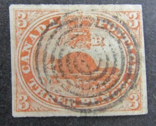 Sello de Canadá nystamps # 1 usado UN$1600 EN ESTADO BASTANTE BUENO Y22x052