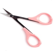 Eyebrow Grooming Scissors 4 Inches Curved Small Craft Lash Scissor for