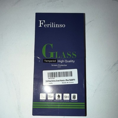 Ferlinso Tempered Glass Screen Protector Anti-Scratch for iPhone 16 (6pack)