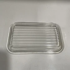 Vintage Pyrex 502-C Refrigerator Dish Lid Only  6 3/4 x 4 3/8  X   6  1/4 x 4"