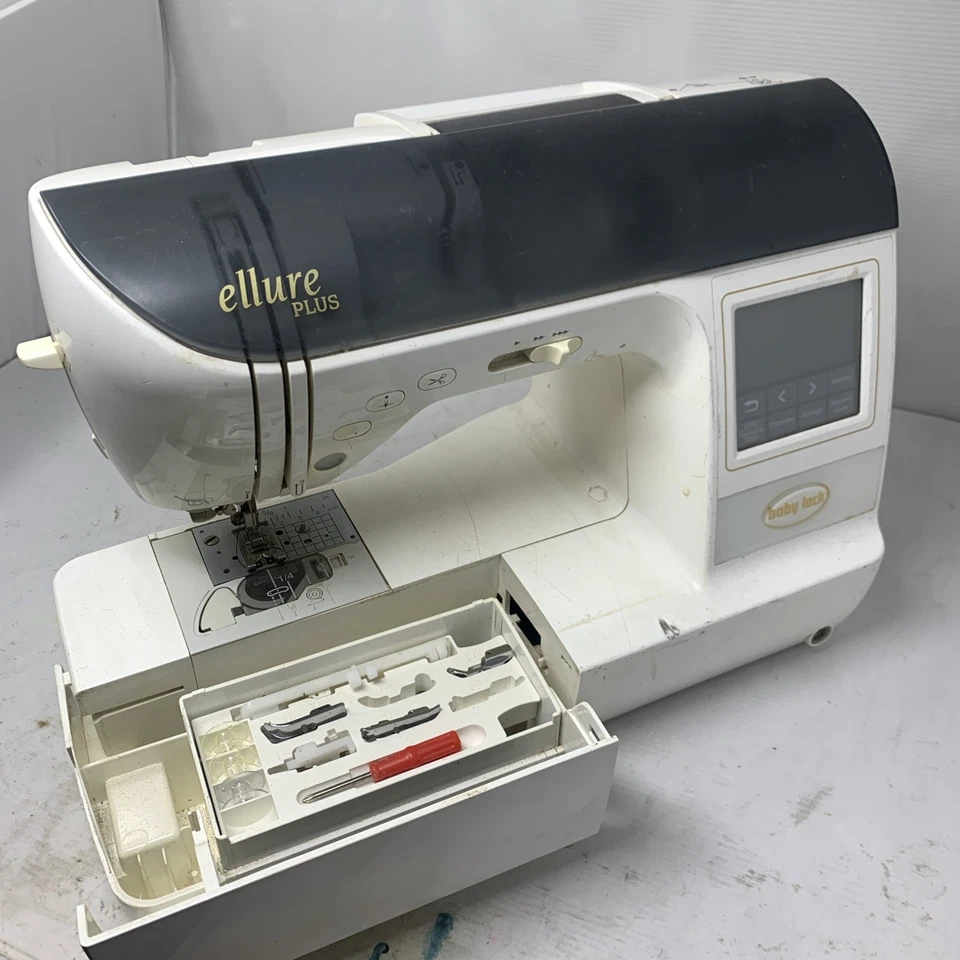 Baby Lock Ellure Plus Model BLR3 Embroidery Machine with Accessories - Image 2 of 4