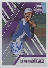 2017 Elite Extra Edition Aspirations Purple /100 Ricardo Balogh Aybar Auto 0w8