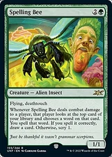 Spelling Bee - Foil Light Play, English Magic the Gathering MTG Unfinity