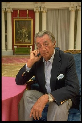 THE ACTOR ROBERT MITCHUM IN NICE 1980s Historic Old Photo 1