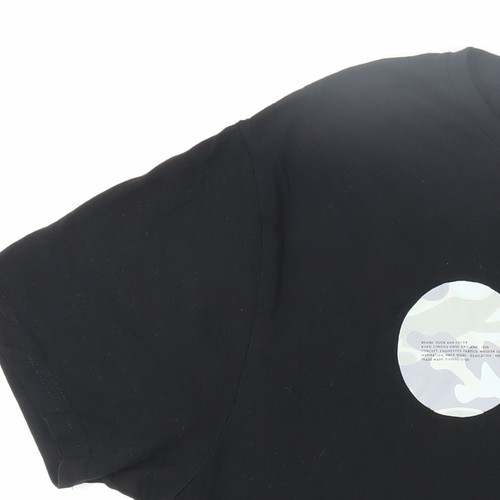 T-shirt grafica Duck and Cover uomo nera 2XL - Foto 7 di 12