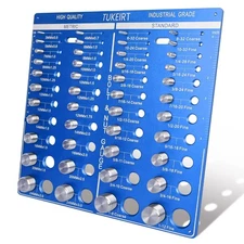 44 Nut and Bolt Thread Checker,Bolt Size and Thread Gauge,Bolt and Nut Identi...