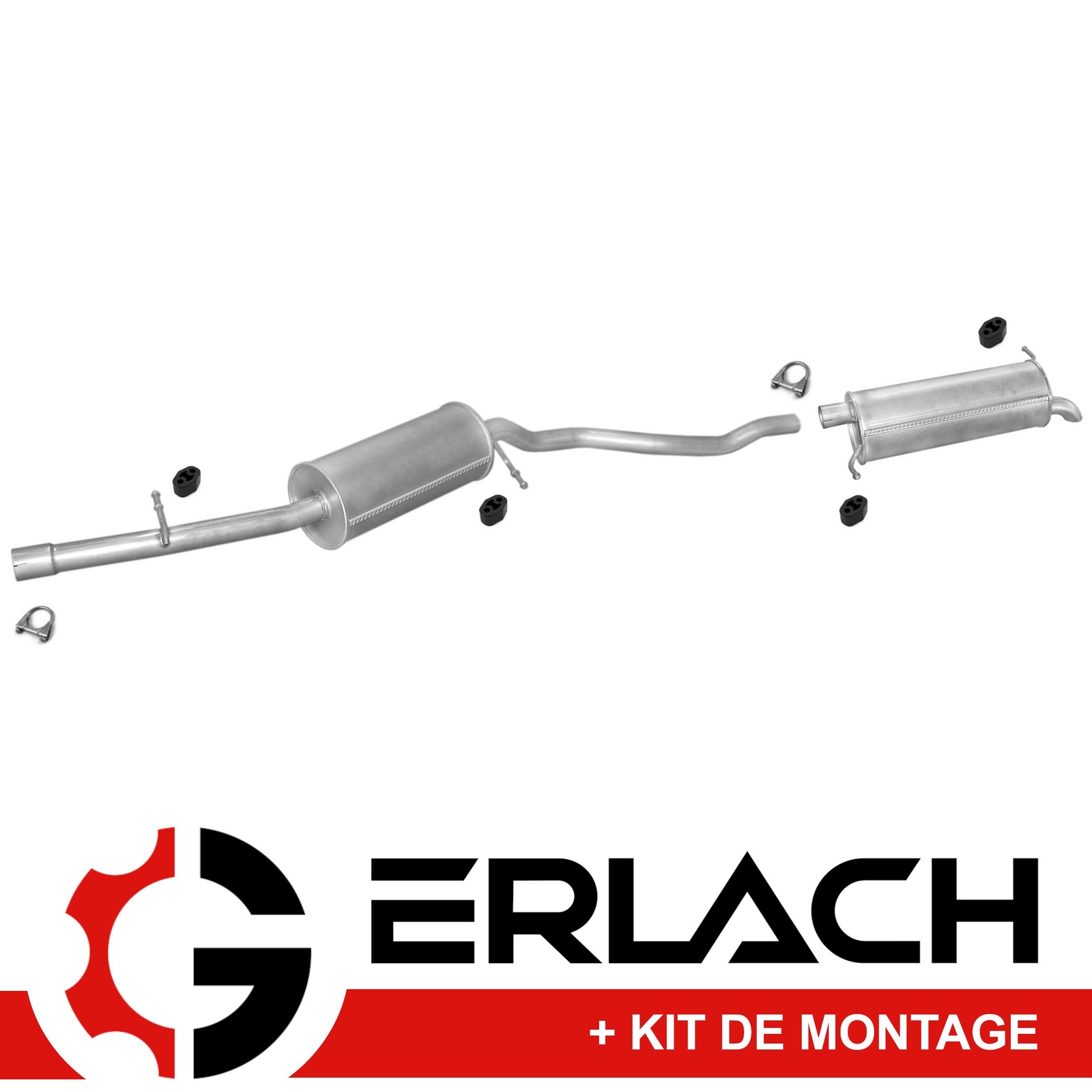 Pot d'échappement silencieux arrière Ford Galaxy et VW Sharan 2.0 essence référence 3376