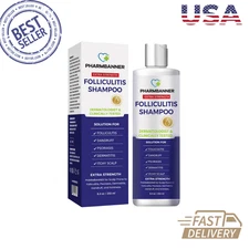 Anti-Fungal Shampoo for Folliculitis, Seborrheic Dermatitis, Scalp Psoriasis 