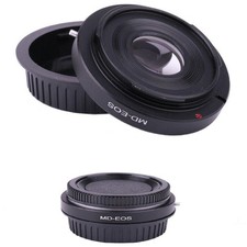 New MD-EOS Lens Mount Glass Adapter For Minolta MD MC Lens to for Canon EOS EF