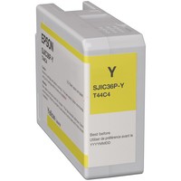 Epson C13T44C440 SJIC-36-P-Y Tintenpatrone Gelb 80Ml FüR Epson Colorworks C 6000