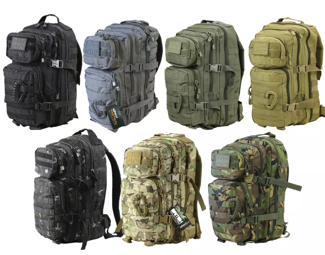 Kombat UK Small Assault Pack 28 Litre Rucksack Backpack Country