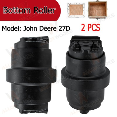2pcs Track Bottom Roller for John Deere 27D Excavator Heavy Duty Undercarriage