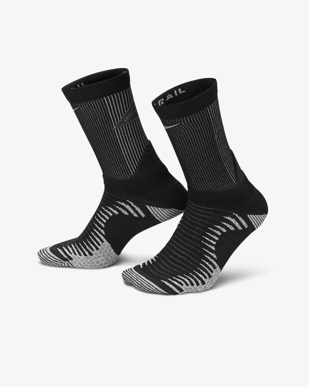 Nike ACG Trail Running Wool Crew Socks CU7203-010 Nikegrip UK 3.5-5 US 4-5.5