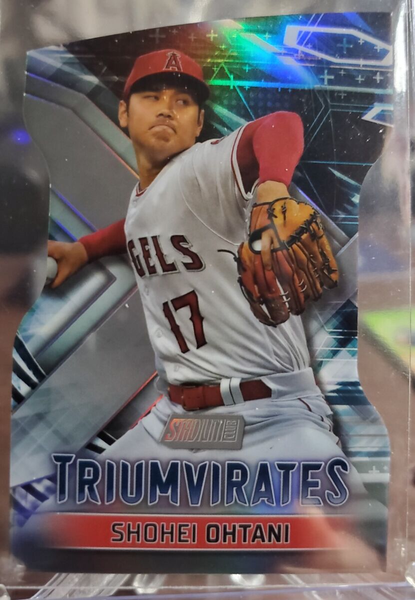 2023 Topps Stadium Club Triumvirates SHOHEI OHTANI Angels T 2023 Topps Stadium Club Triumvirates SHOHEI OHTANI Angels T