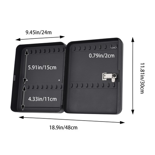 Key Storage Box Safe Lock Cabinet Combination Organizer Wall Mount Outdoor Home - Picture 2 of 18