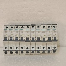 Lot of 10pcs SIEMENS 5SY6104-7 Miniature Circuit Breaker 230/400 V 6kA 1-Pole 4A