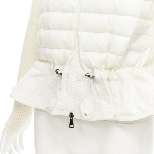 MONCLER Maglione Tricot cream down 