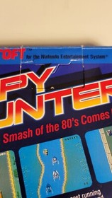 Nintendo Spy Hunter NES CIB 1st Print Hangtab Round SOQ 1987 5-Screw RARE!