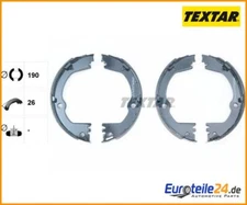 Bremsbackensatz, Feststellbremse TEXTAR 91082700 für Hyundai
