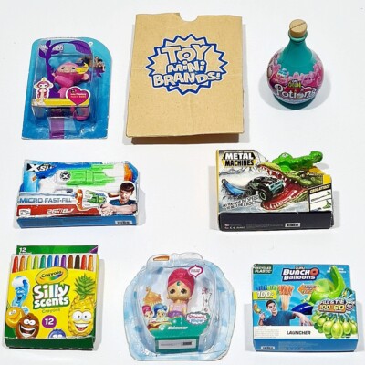  ZURU Toy Mini Brands RARE GLOW SLIME POTIONS + 6x Miniatures + Shopping Bag