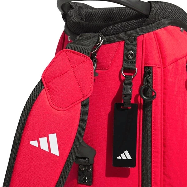 Adidas Golf Tres Rayas Cordura Carro Bolsa 8.5 x 47" 4 Vías Modelo 2025 Rubí Puro Foto 4 de 4