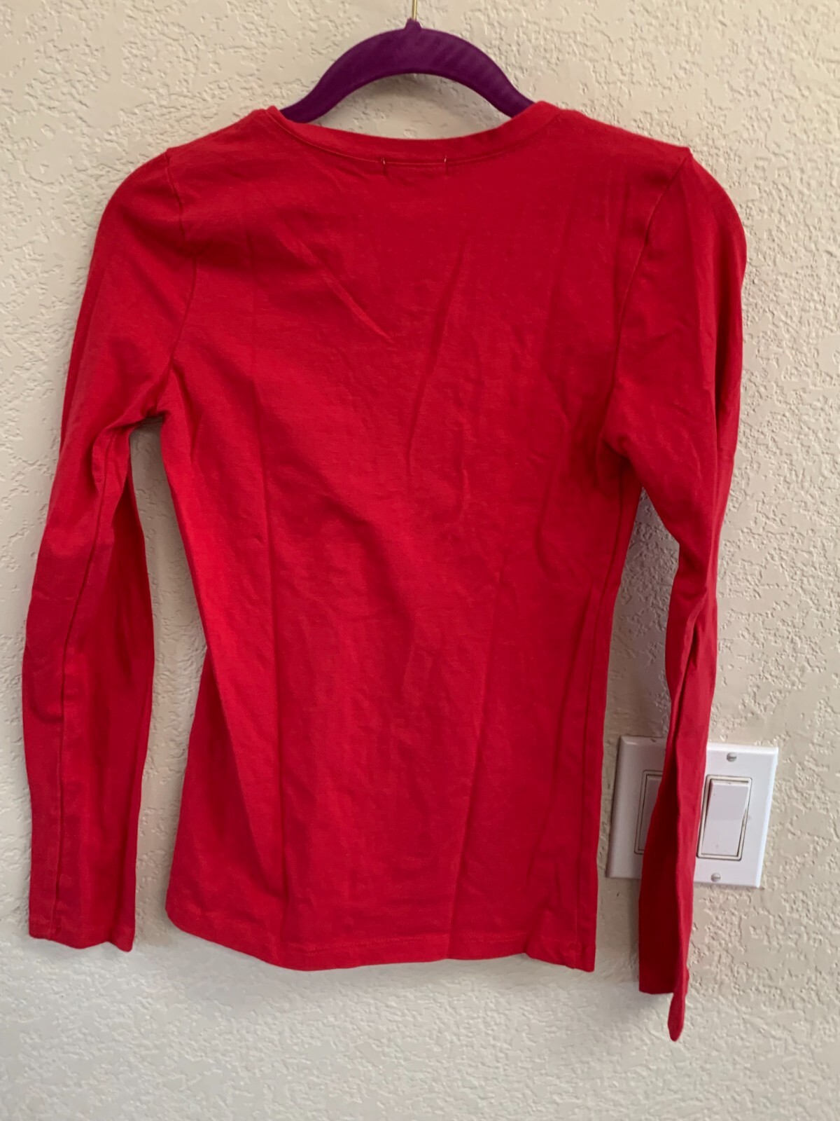 Active Basic Red Shirt Size M - image 4