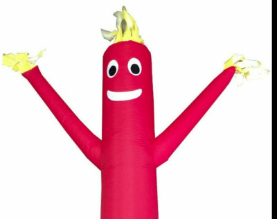 20 ft Giant Red Advertising Man - Wacky Wavy Inflatable Dancing Tube Guy $44.99!