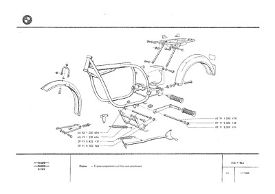  R50 R60 R69S サービスマニュアル&パーツリストセット MAX BMW Motorcycles - MAUNAL - REPAIR MANUAL - R50, R60, R69S
