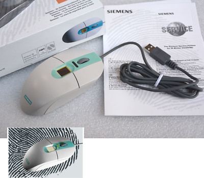 USB ID MOUSE SIEMENS SOFTWARE FINGERABDRUCK WIN98 NP 2000 C98451-D6100-A10-2 NEW