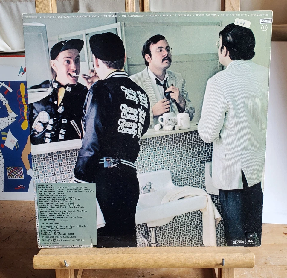 ♫ CHEAP TRICK - HEAVEN TONIGHT - LP VINYL 10 TITRES - EPIC EPC 82679 - 1978 ♫ - Photo 2/4