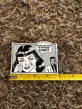 Black Diamond Why Can’t My Boyfriend Climb Sticker Decal Ski Skiing Climbing 4”