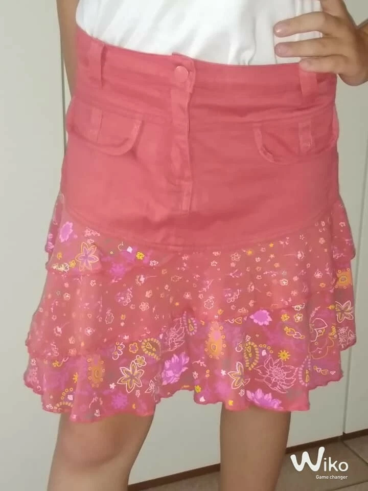 Gonna di deals jeans rosa