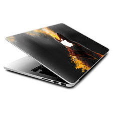 Skin Decals Wrap for MacBook Pro Retina 13" - Wolf howling at Moon