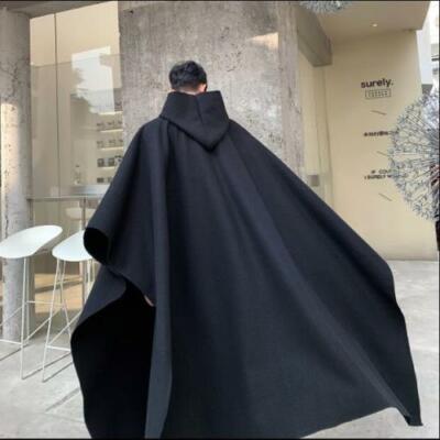 New Men's Vintage Batwing sleeve Outwear Cape coats Poncho Cloak