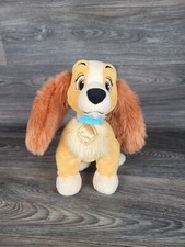 Disney Store Lady And The Tramp Lady Stuffed Plush Animal Puppy 12" Dog Doll Toy