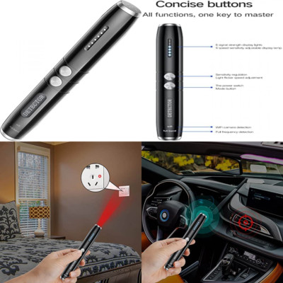 Hidden Camera Detector Anti Spy Cam Bug Wireless RF Signal Finder for Home Hotel