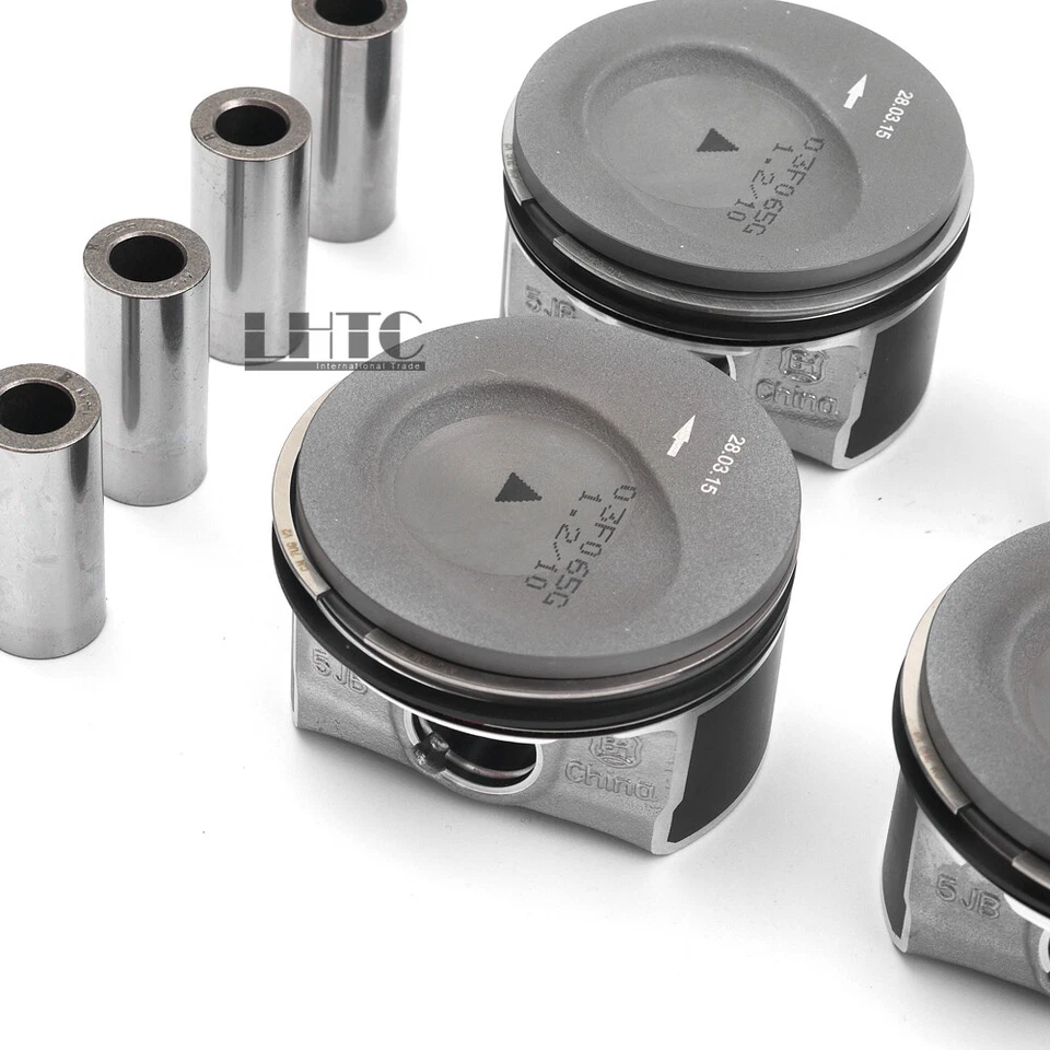 4x Conjunto de Anéis de Pistão Φ71mm Genuíno Para VW Golf Beetle Audi A1 A3 1.2 TSI CBZB - Imagem 2 de 4