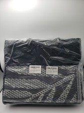 GENIMO Outdoor Rug 5' x 8' Waterproof for Patio Reversible Grey White