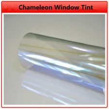 Car Chameleon Blue Window Film Automotive Glass Sticker Decorative Privacy Tint