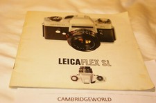 Leitz Leicaflex SL Camera 24 page Guide Book Cataloge Genuine Original Leica