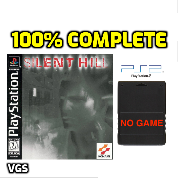 Silent Hill 2 PS2 Official Memory Card Unlocked Completed Saves 