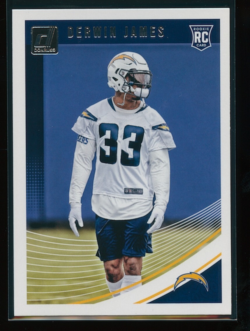 Derwin James 2018 Panini Donruss Rookie Aqueous Test #358 Rookie RC