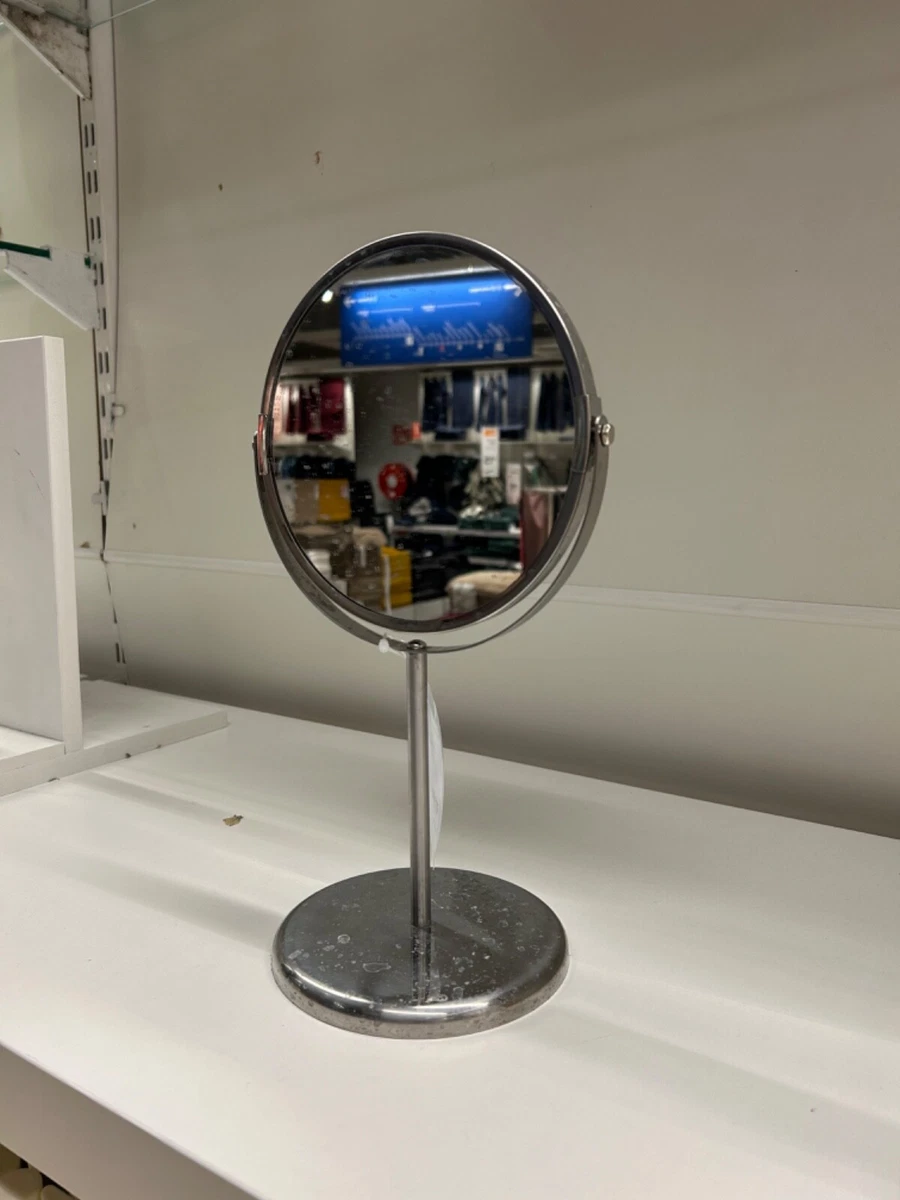 IKEA TRENSUM Stainless Steel 2-Sided Bathroom Magnifying Makeup Shaving Mirror