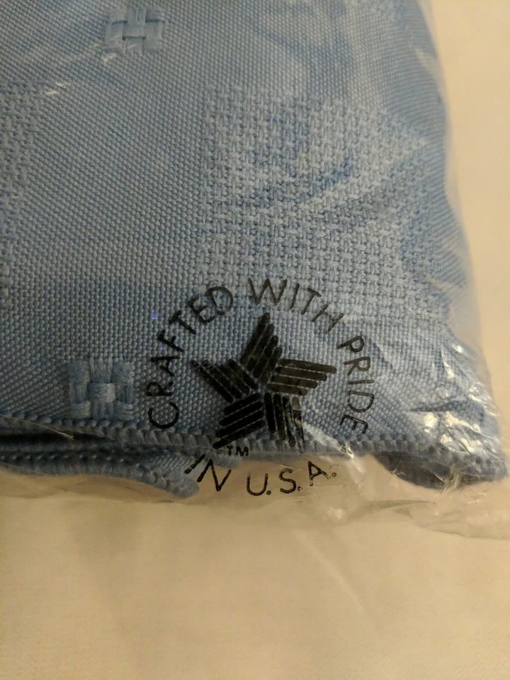 Sunweave TOWNHOUSE Tablecloth 60" x 120" Blue - Soil Release Scotchgard - Image 4 of 4